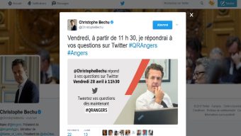 Le maire d’Angers répondra aux angevins sur Twitter ce vendredi