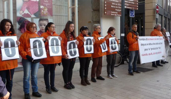 L’association L214 va installer un « compteur humain » ce samedi à Angers