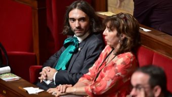 Les députés Cédric Villani et François de Rugy à Angers le 1er décembre