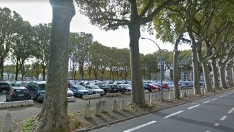 Le parking de la place de la Rochefoucauld interdit au stationnement pour la foire Saint-Martin