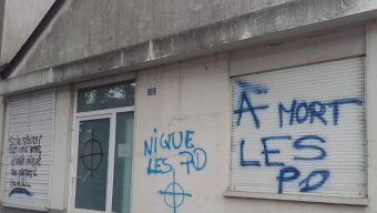 Des tags homophobes sur le local de l’association LGBT Quazar