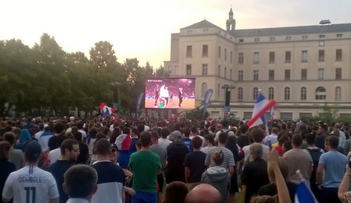 Coupe du Monde de Football : retransmission de la finale sur écran géant le 15 juillet 2018