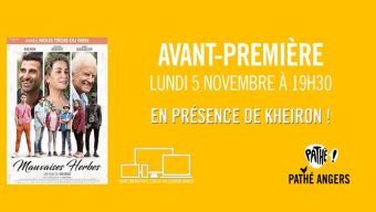 L’acteur et réalisateur Kheiron au Pathé pour l’avant première de « Mauvaises Herbes »