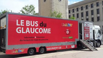 Le Bus du Glaucome de l’Unadev fait étape à Angers du 18 au 20 décembre