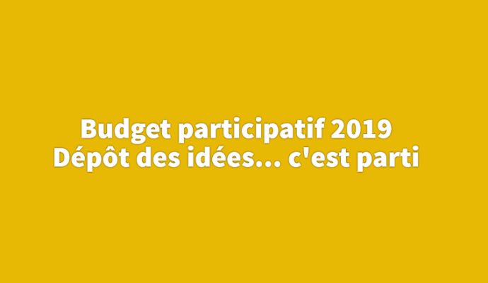 Coup d’envoi de la seconde édition du budget participatif