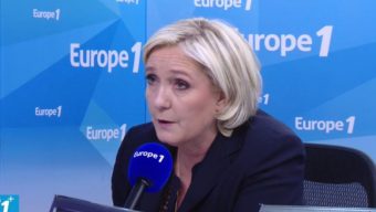 Marine Le Pen en meeting dans le Maine-et-Loire le 17 février