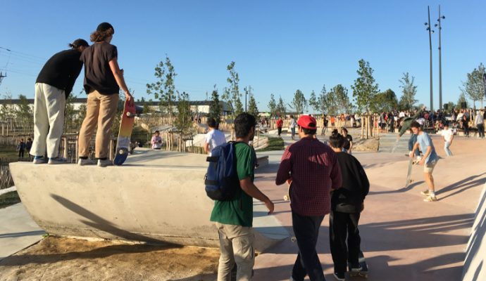 Un nouveau parc urbain ouvre à Saint-Serge