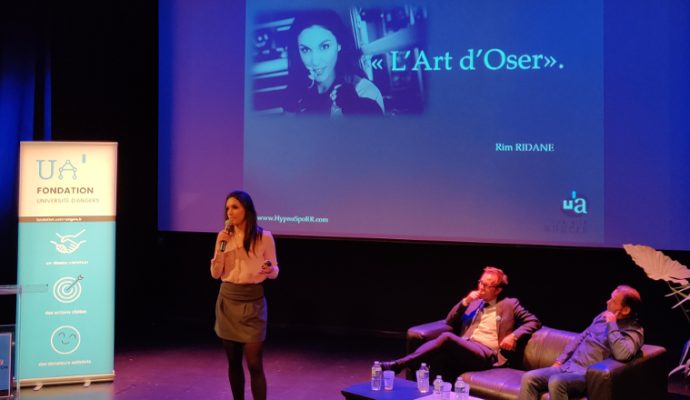 La Fondation de l’Université d’Angers a lancé ses « soirées inspirantes » avec Rim Ridane et Stéphane Moulin