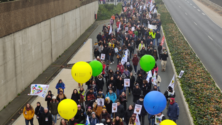 Manifestation voies sur berges