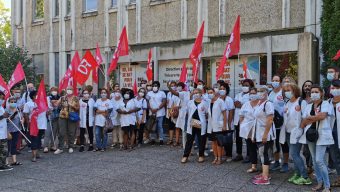 Des soignants ont manifesté au CHU pour réclamer plus de moyens