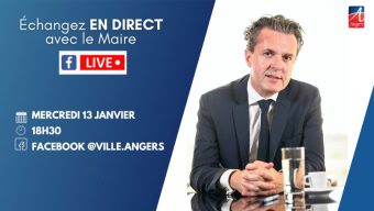 Le maire d’Angers organise un Facebook live ce mercredi 13 janvier à 18h30