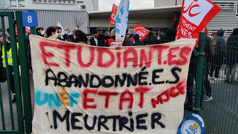 Rassemblement étudiants