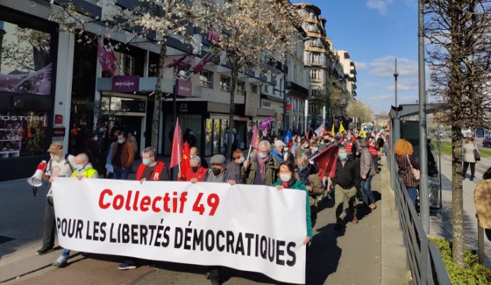 200 personnes opposées à la loi « sécurité globale » ont manifesté à Angers