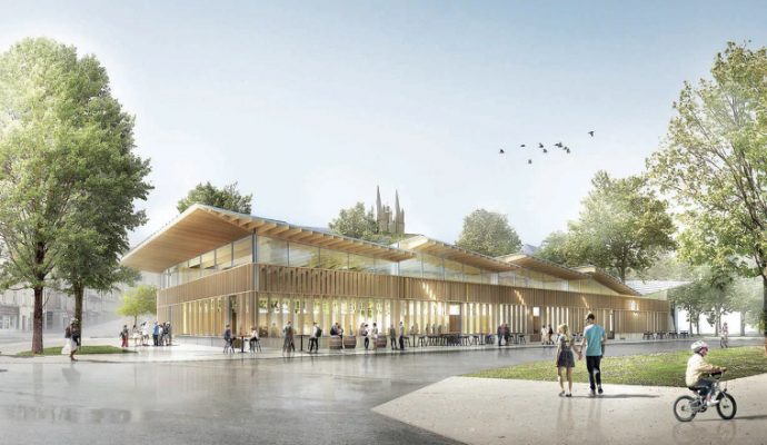 Les halles alimentaires devraient ouvrir fin 2022 place de la Poissonnerie