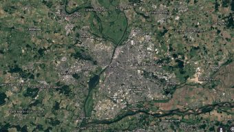 Google Earth permet de voir l’évolution de la ville d’Angers depuis 1984