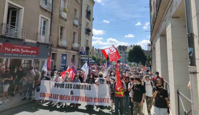 Un peu plus de 600 personnes à la « Marche des libertés » contre l’extrême droite à Angers