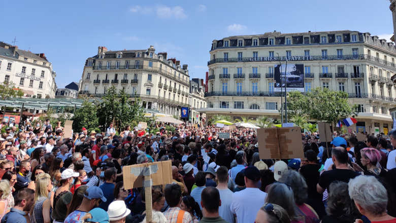 Manifestation pass sanitaire Ralliement