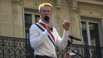 Adrien Quatennens présent à Angers pour un meeting de la France insoumise