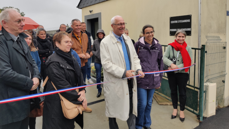 Inauguration centre examen permis de conduire