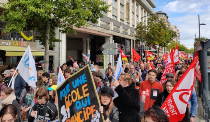 Pouvoir d’achat : 1 500 manifestants ont défilé à Angers