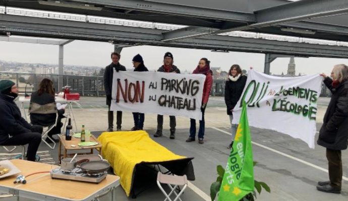 Pour les écologistes, le parking silo du château est un projet « irresponsable »