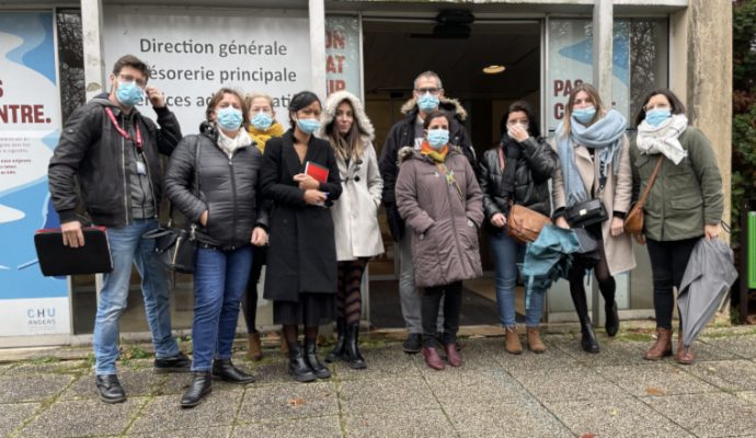 Au CHU d’Angers, des soignants réclament des lits et des effectifs supplémentaires