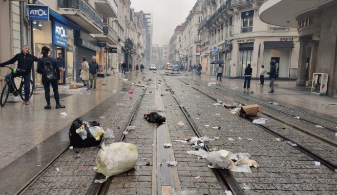 Réforme des retraites : le préfet et des élus dénoncent les violences qui ont émaillé la manifestation