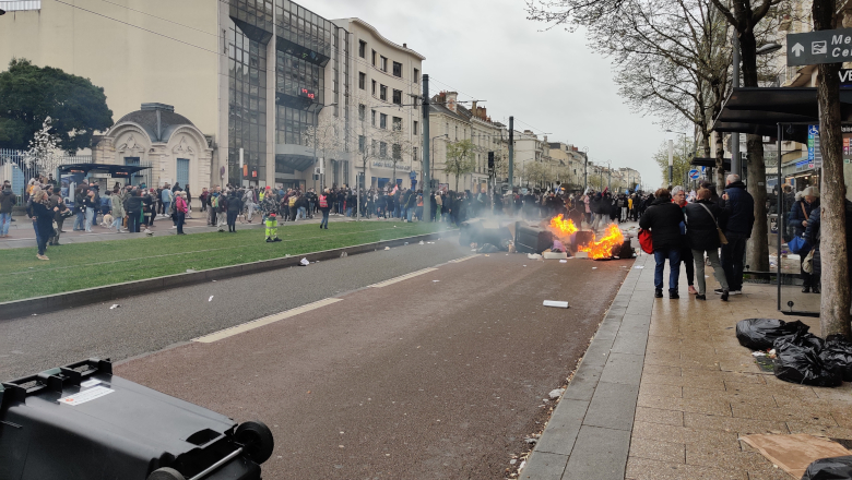 Manif tensions Foch