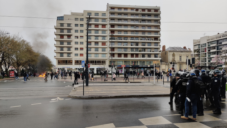 Manif tensions policiers