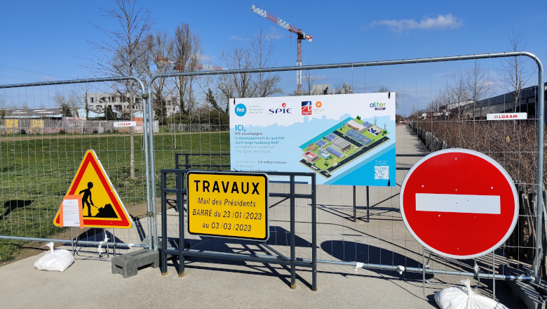 Travaux ligne électrique Saint-Serge