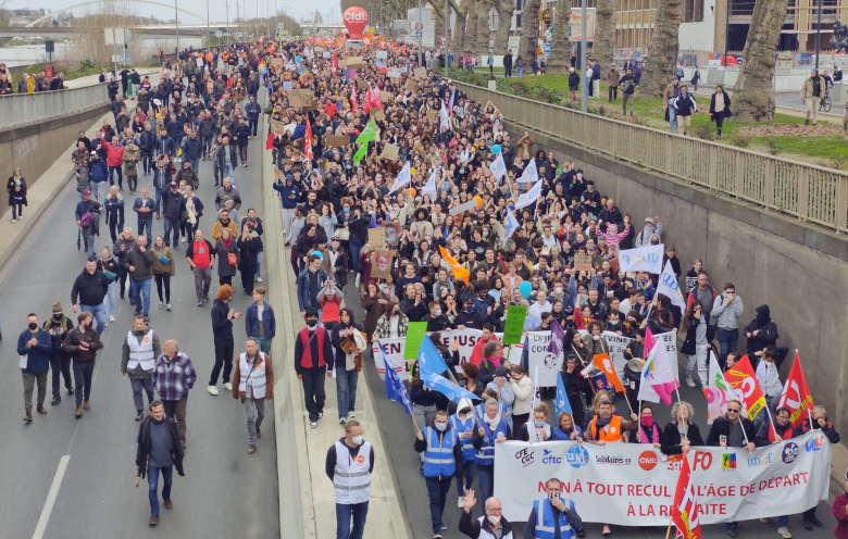 Voies sur berges manif syndicats zoom