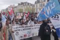 Tête de cortège manif jeunes réforme des retraites