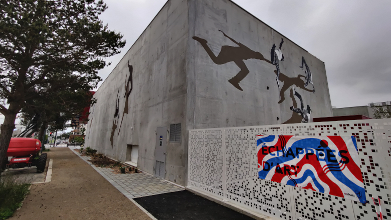 Fresque Maison de quartier Hauts-de-Saint-Aubin