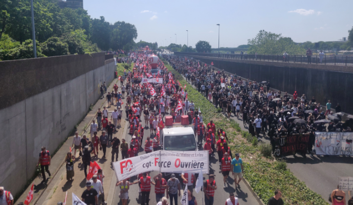 Réforme des retraites : mobilisation en nette baisse à Angers