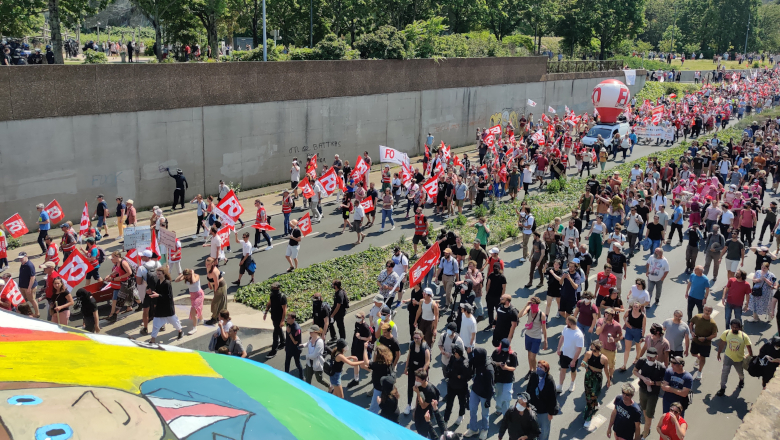 Cortège voies sur berges - Manif des retraites