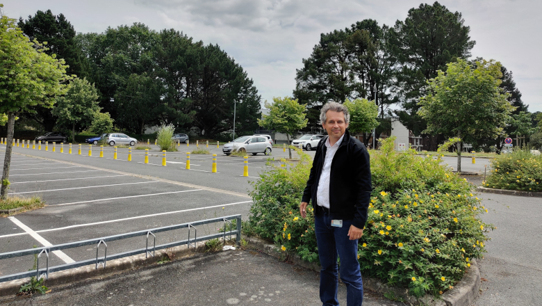 Stéphane Amiard, vice-président en charge du patrimoine et des transitions écologique et numérique à l'Université d'Angers