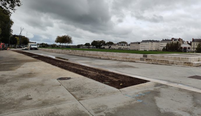 Les travaux pour transformer l’esplanade Cœur de Maine en square ont débuté