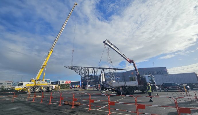 Le ciel « se dévoile » dans le quartier Saint-Serge