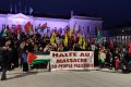 Rassemblement devant mairie Israël-Palestine