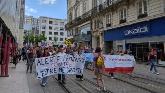 Une marche féministe contre l’extrême droite rassemble entre 700 et 800 personnes à Angers