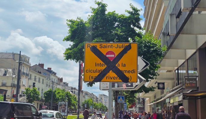 La rue Saint-Julien finalement rouverte à la circulation le samedi