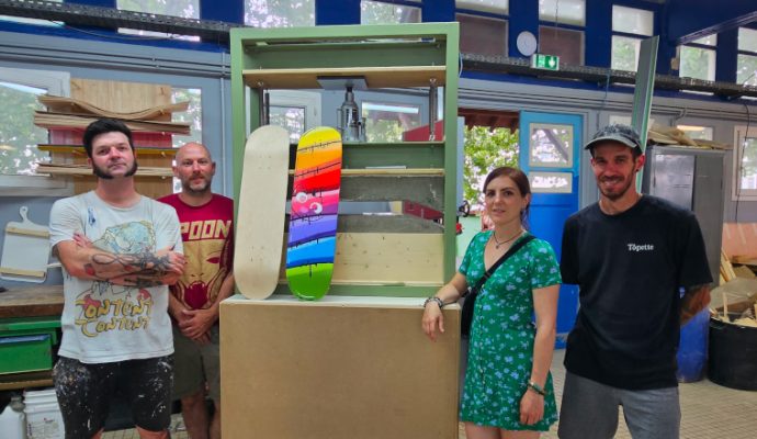 Un atelier pendant l’été pour maîtriser le skateboard, de sa conception à l’initiation