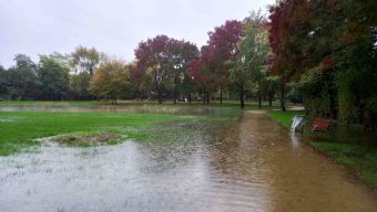 Dépression Kirk : le parc Saint-Léonard fermé au public