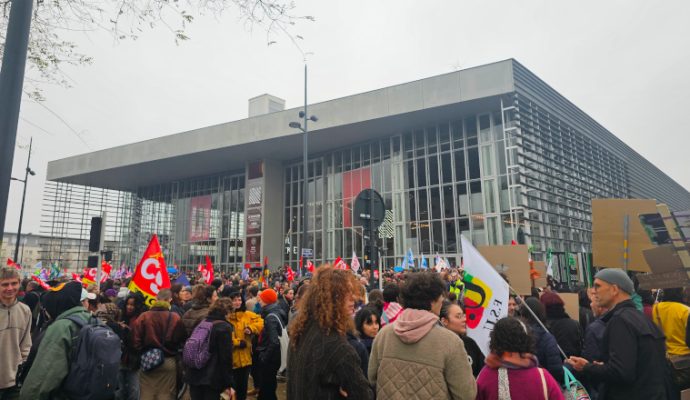 La fonction publique et les acteurs de la culture manifestent en nombre à Angers