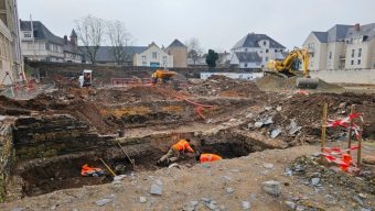 Des sépultures mises au jour sur le site du futur parking silo près du château d’Angers