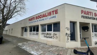 Les locaux du Parti socialiste de Maine-et-Loire vandalisés, une plainte déposée