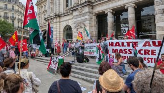 Un peu plus de 300 personnes défilent dans les rues d’Angers pour Gaza
