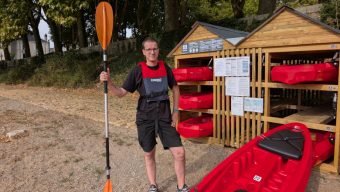 Des kayaks en libre-service en bord de Maine
