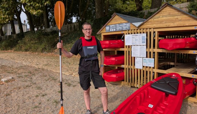 Des kayaks en libre-service en bord de Maine