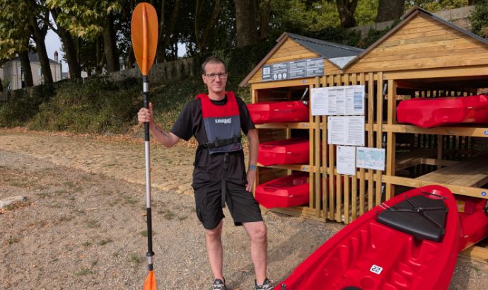 Des kayaks en libre-service en bord de Maine